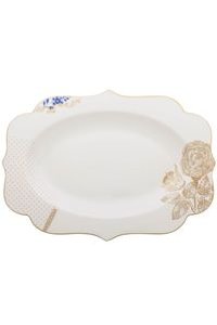 (image for) Royal White Oval Servierschale 40 Cm | Pip Studio Sale-2995