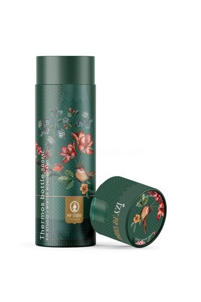 (image for) Pip Studio Winter Wonderland Thermosflasche Grün 500ml | Pip Studio Sale-2645