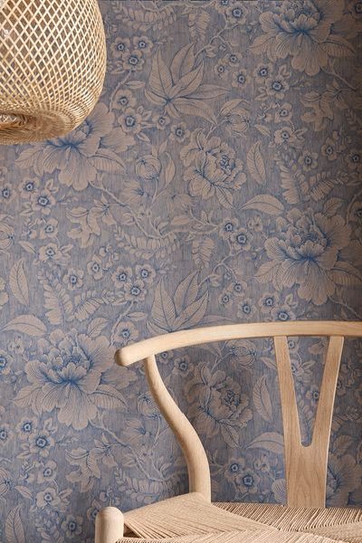 (image for) Pip Studio Tapetenmuster Casa Dei Fiori Khaki/Blau | Pip Studio Sale-3343