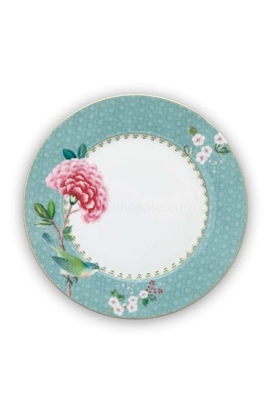 (image for) Pip Studio Blushing Birds Frühstück Set/3 Blau | Pip Studio Sale-2639