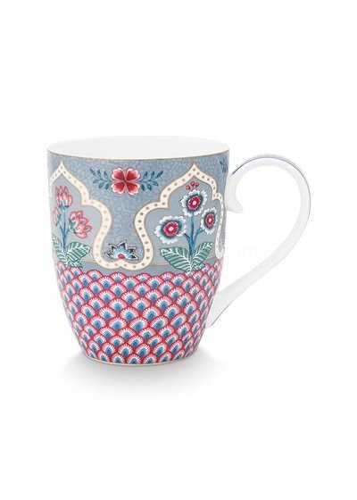 (image for) Pip Studio Flower Festival Tasse XL Deco Hellblau | Pip Studio Sale-2864