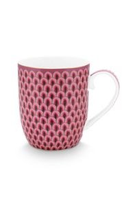 (image for) Pip Studio Flower Festival Tasse Klein Rot/Dunkelrosa | Pip Studio Sale-2801