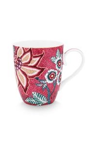 (image for) Pip Studio Flower Festival Tasse Gross Dunkelrosa | Pip Studio Sale-2771