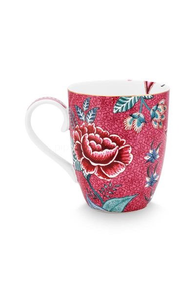 (image for) Pip Studio Flower Festival Tasse Gross Dunkelrosa | Pip Studio Sale-2771