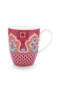 (image for) Pip Studio Flower Festival Tasse Gross Deco Dunkelrosa | Pip Studio Sale-2647 - Click Image to Close