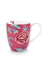 (image for) Pip Studio Flower Festival Tasse XL Dunkelrosa | Pip Studio Sale-2806 - Click Image to Close