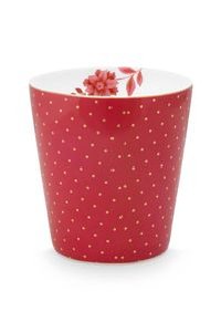 (image for) Pip Studio Royal Stripes Tasse Punkte Dunkelrosa | Pip Studio Sale-2725 - Click Image to Close