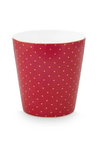 (image for) Pip Studio Royal Stripes Tasse Punkte Dunkelrosa | Pip Studio Sale-2725