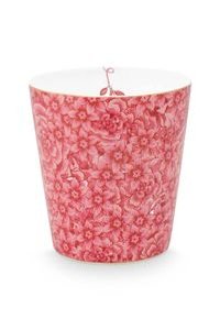 (image for) Pip Studio Royal Stripes Tasse Blumen Dunkelrosa | Pip Studio Sale-2752 - Click Image to Close