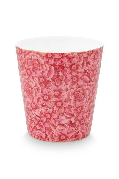 (image for) Pip Studio Royal Stripes Tasse Blumen Dunkelrosa | Pip Studio Sale-2752