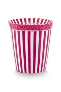 (image for) Pip Studio Royal Stripes Tasse &Amp; Teebeutelablage Dunkelrosa | Pip Studio Sale-2683 - Click Image to Close