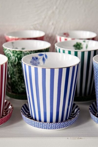 (image for) Pip Studio Royal Stripes Tasse &Amp; Teebeutelablage Blau | Pip Studio Sale-2680