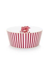 (image for) Pip Studio Royal Stripes Schale Dunkelrosa 15cm | Pip Studio Sale-2760 - Click Image to Close