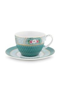 (image for) Blushing Birds Cappuccino Tasse &Amp; Untertasse Blau | Pip Studio Sale-2938 - Click Image to Close