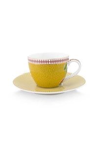 (image for) Pip Studio La Majorelle Espresso Tasse &Amp; Untertasse Gelb | Pip Studio Sale-2685