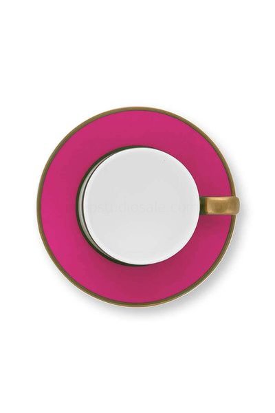 (image for) Pip Studio Pip Chique Espresso Tasse &Amp; Untertasse Rosa | Pip Studio Sale-2708