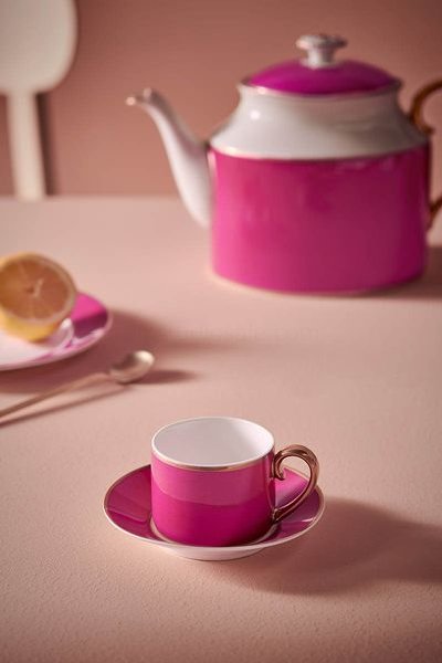 (image for) Pip Studio Pip Chique Espresso Tasse &Amp; Untertasse Rosa | Pip Studio Sale-2708