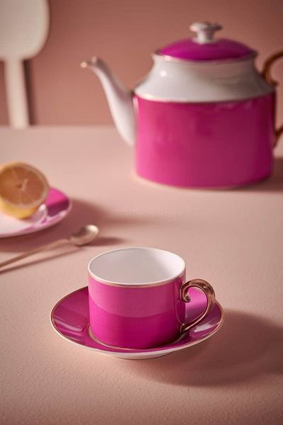 (image for) Pip Studio Pip Chique Cappuccino Tasse &Amp; Untertasse Rosa | Pip Studio Sale-2711