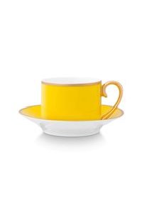 (image for) Pip Studio Pip Chique Espresso Tasse &Amp; Untertasse Gelb | Pip Studio Sale-2356 - Click Image to Close