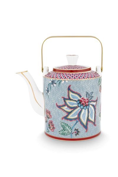 (image for) Pip Studio Oriental Flower Festival Teekanne Blau Medium | Pip Studio Sale-2629