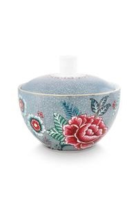 (image for) Pip Studio Flower Festival Zuckerdose Blau | Pip Studio Sale-2719