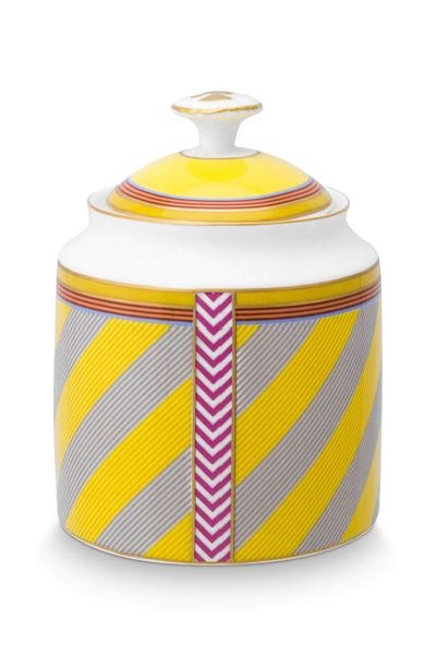 (image for) Pip Chique Pip Chique Stripes Zuckerdose Gelb | Pip Studio Sale-2364