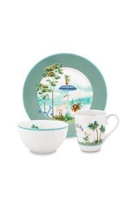 (image for) Pip Studio Jolie Frühstück Set/3 Blau | Pip Studio Sale-2691 - Click Image to Close