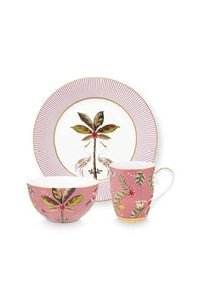 (image for) Pip Studio La Majorelle Frühstück Set/3 Rosa | Pip Studio Sale-2671 - Click Image to Close