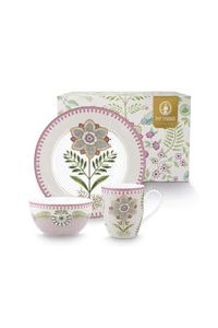 (image for) Pip Studio Lily &Amp; Lotus Frühstück Set/3 Lila | Pip Studio Sale-2528