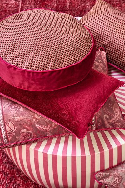 (image for) Pip Studio Zierkissen Rund Quiltey Days Rosa | Pip Studio Sale-3244