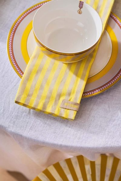 (image for) Pip Studio Stripes Set/4 Servietten Gelb | Pip Studio Sale-2342