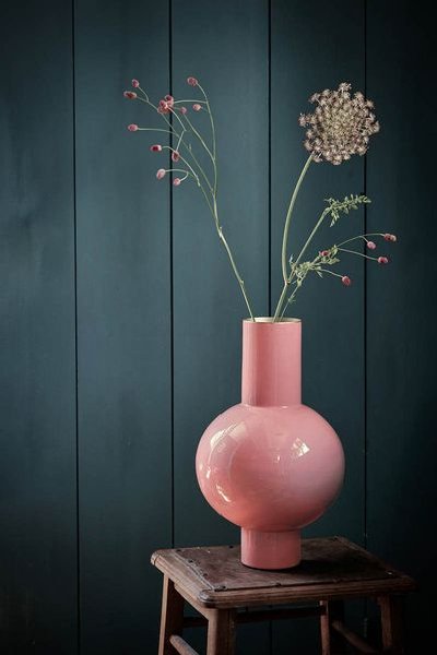 (image for) Pip Studio Metall Vase Rosa 40cm | Pip Studio Sale-3256