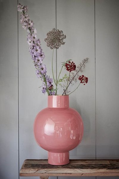 (image for) Pip Studio Metall Vase Rosa 42cm | Pip Studio Sale-3252