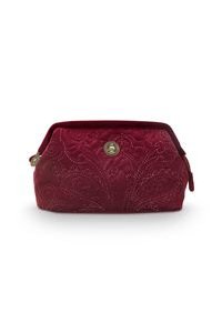 (image for) Pip Studio Kosmetiktasche Klein Samt Quiltey Days Rot | Pip Studio Sale-3146 - Click Image to Close