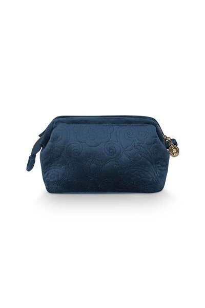 (image for) Pip Studio Kosmetiktasche Klein Samt Quiltey Days Blau | Pip Studio Sale-3136