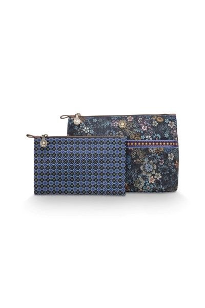 (image for) Pip Studio Kosmetiktasche Combi Gross Tutti I Fiori Blau | Pip Studio Sale-3135