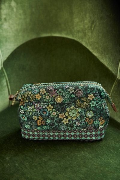 (image for) Pip Studio Kosmetiktasche Medium Tutti I Fiori Grün | Pip Studio Sale-3128