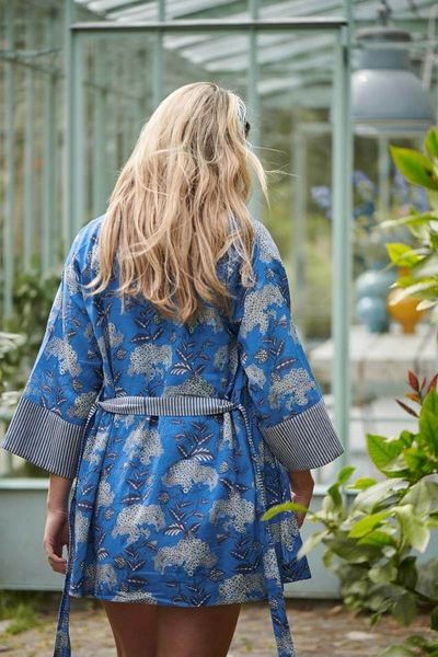 (image for) Pip Studio Kimono Flora Firenze Kobaltblau | Pip Studio Sale-3400