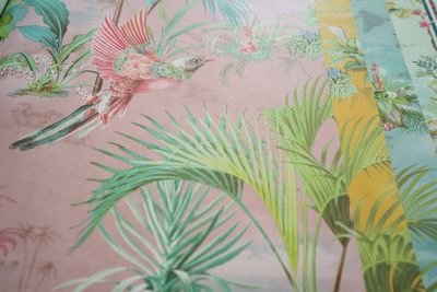 (image for) Pip Studio Palm Scene Tapete Rosa | Pip Studio Sale-3296