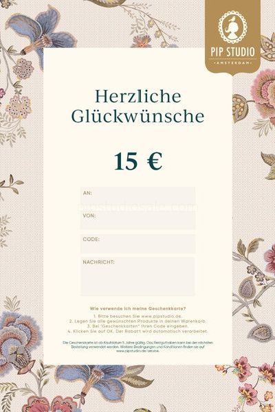 (image for) Digitalen Geschenkkarte €15 | Pip Studio Sale-3438