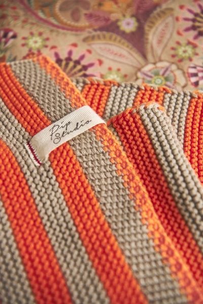 (image for) Pip Studio Quilt Bonsoir Stripe Orange | Pip Studio Sale-2492