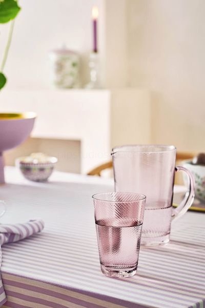 (image for) Pip Studio Lily &Amp; Lotus Longdrinkglas Twisted Lila | Pip Studio Sale-2576