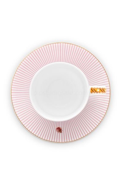 (image for) La Majorelle Espresso Cup &Amp; Saucer Pink | Pip Studio Sale-2920