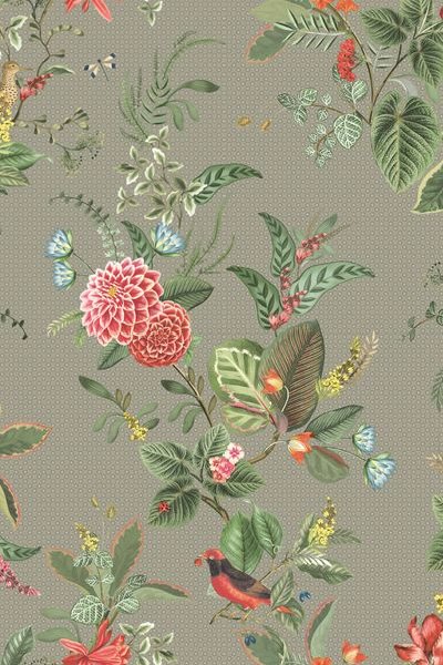 (image for) Pip Studio Floris Tapete Khaki | Pip Studio Sale-3295