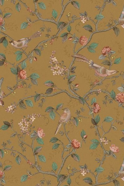 (image for) Pip Studio Good Nightingale Vliestapete Ocker | Pip Studio Sale-3227