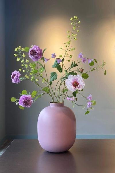 (image for) Pip Studio Metall Vase Matte Lila 32cm | Pip Studio Sale-2497