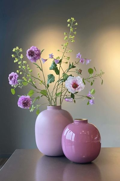 (image for) Pip Studio Metall Vase Matte Lila 32cm | Pip Studio Sale-2497