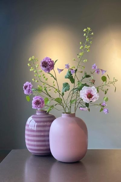 (image for) Pip Studio Metall Vase Matte Lila 32cm | Pip Studio Sale-2497