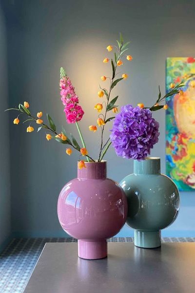 (image for) Pip Studio Metall Vase Rosa 42cm | Pip Studio Sale-3252