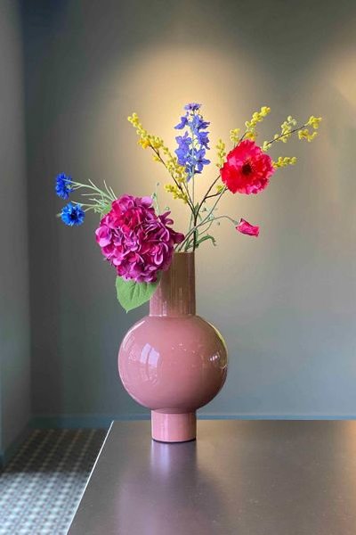 (image for) Pip Studio Metall Vase Rosa 40cm | Pip Studio Sale-3256